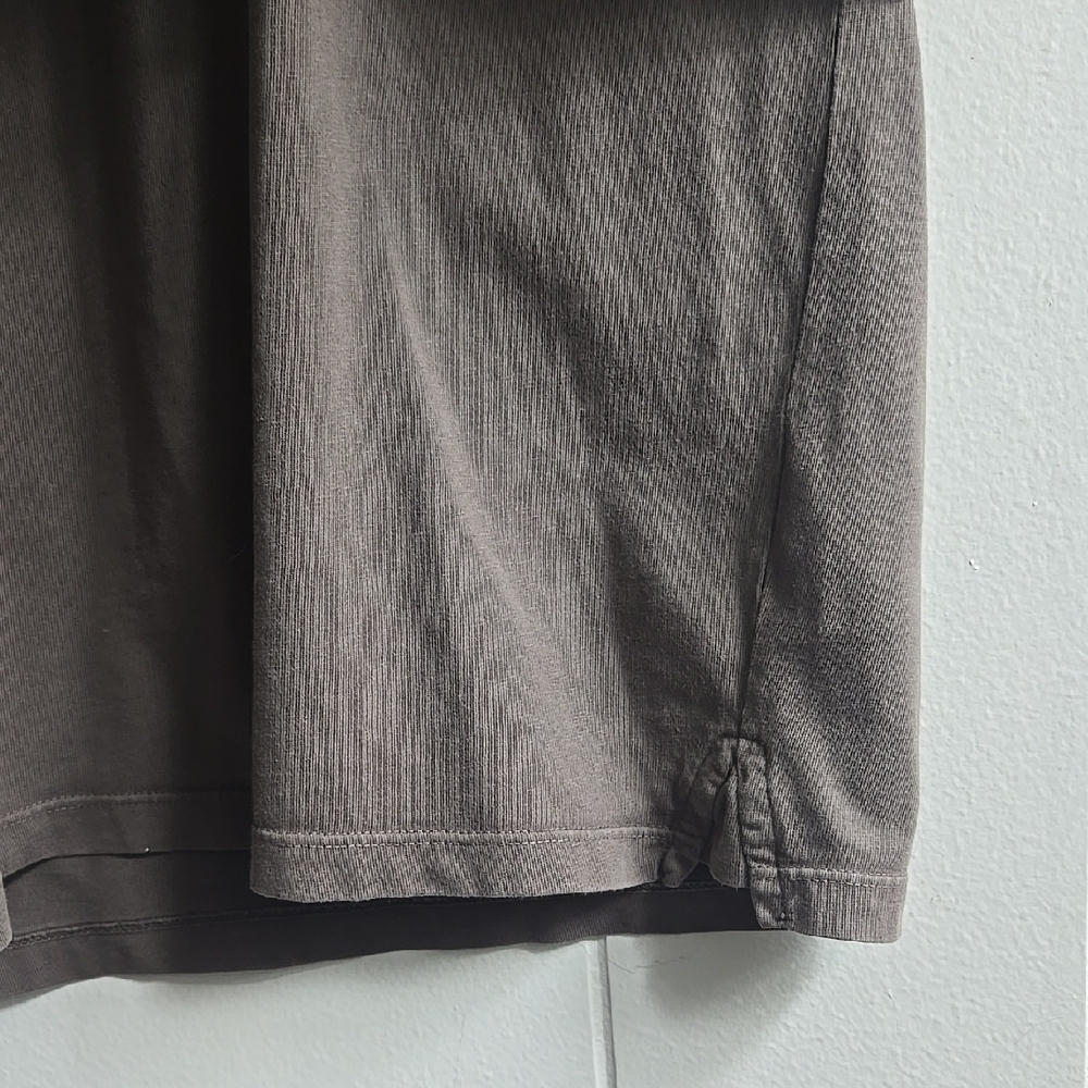 Vince Garment Dye Short Sleeve T-Shirt, Dark Olive - Picture 7 of 10